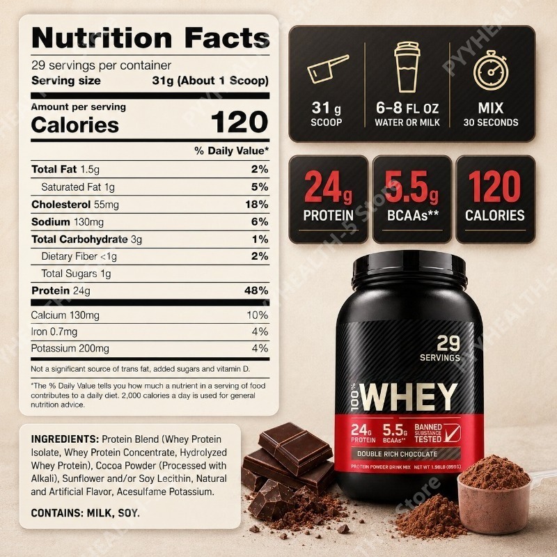 Whey Protein Powder Double Ric - đánh giá và giá Fitness Nutrition Protein