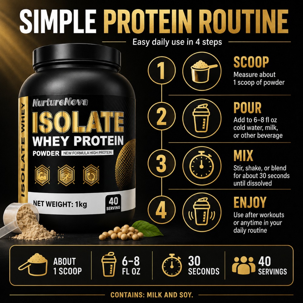 NurtureNova Isolate Whey Prote - đánh giá và giá Fitness Nutrition Protein