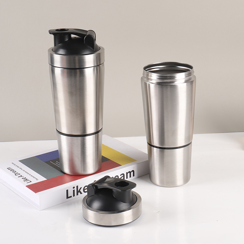 Stainless Steel Protein Shaker - đánh giá và giá Fitness Nutrition Protein