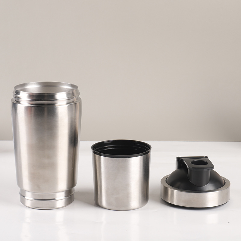 Stainless Steel Protein Shaker - đánh giá và giá Fitness Nutrition Protein