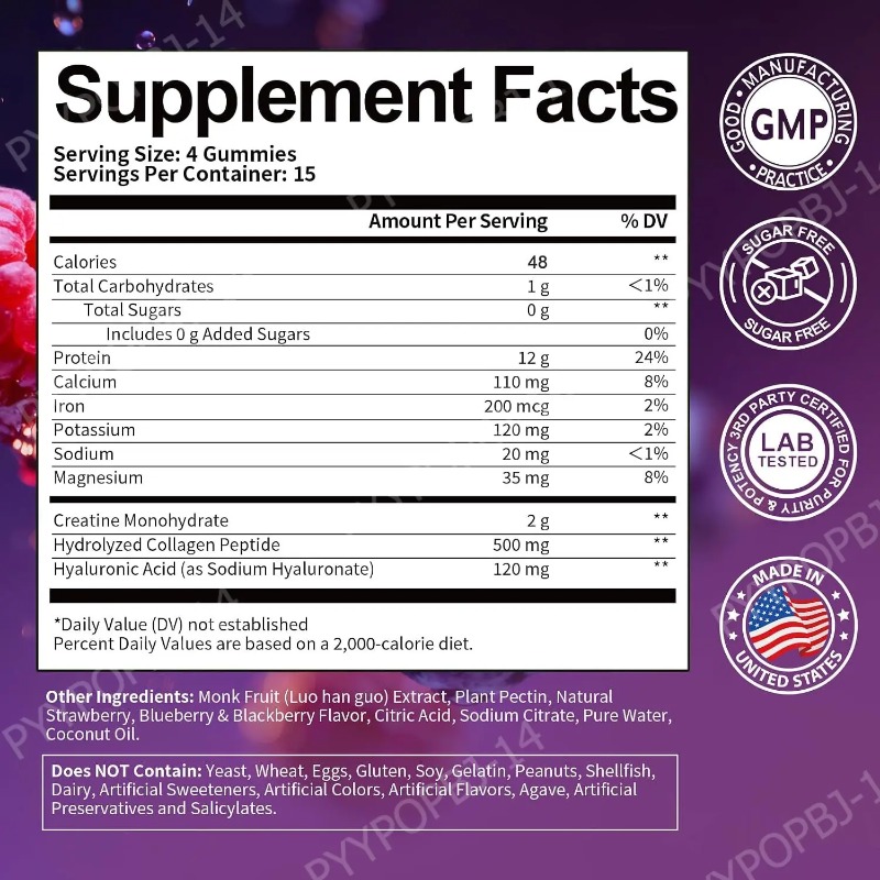 Protein Gummies with Whey Crea - đánh giá và giá Fitness Nutrition Protein